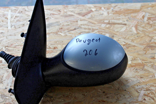 Peugeot 206 Seitenspiegel Manuell RECHTS CP6475000 018015 017003 silberblau?
