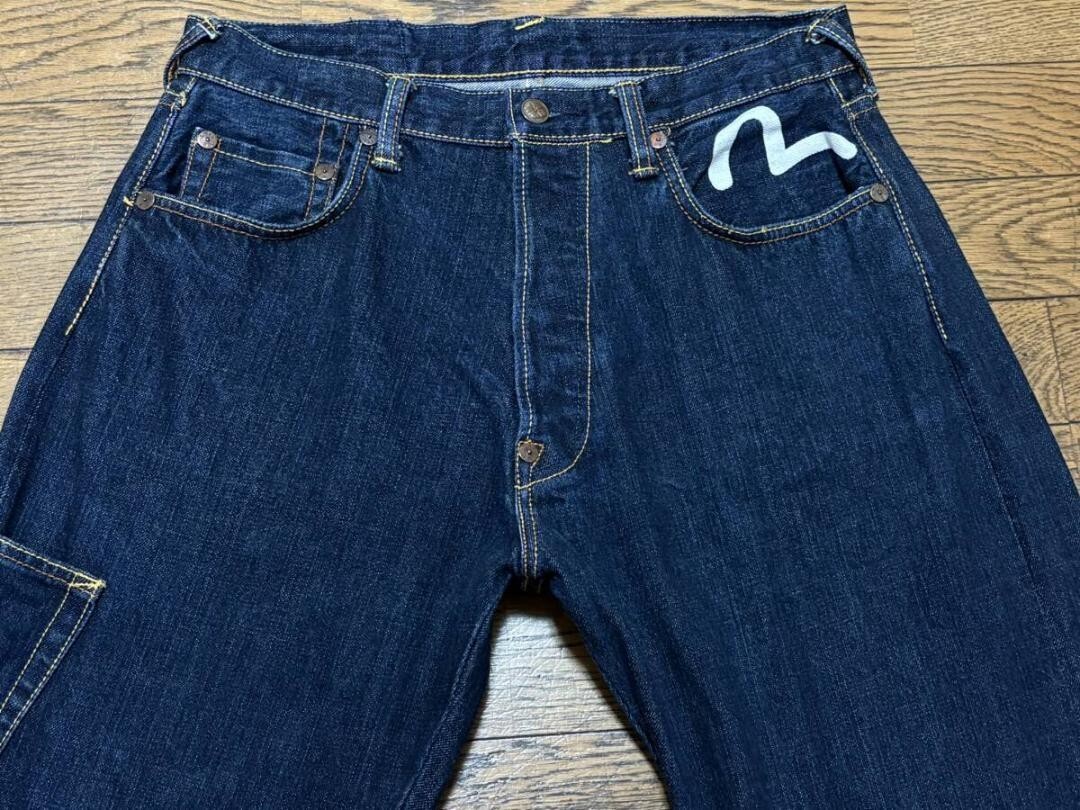 Used EVISU Daikoku Many Pocket Selvedge Jeans (32) image 8