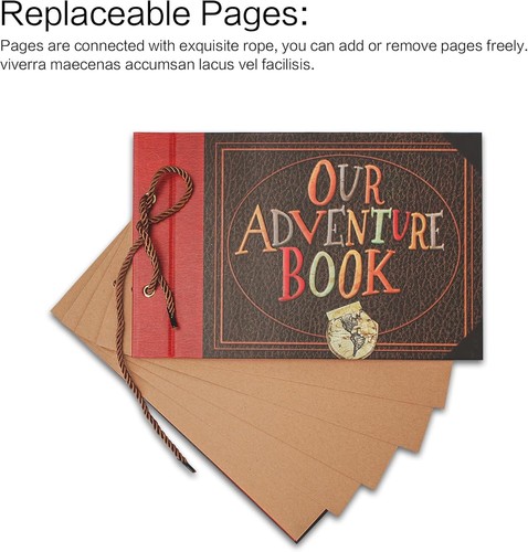 Elegant 40-Page Scrapbook Photo Album - Perfect Couple Gift for Every Occasion - Picture 7 of 8