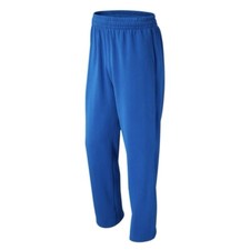 New Balance Fleece Training Sweatpants Blue w/ Pockets Drawstrings Men Size L