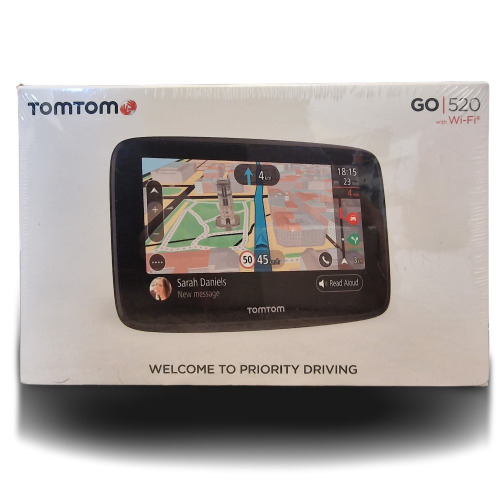 TomTom Go 520 Navy 5 Zoll PKW Navigationssytem Schwarz Neu OVP Händler