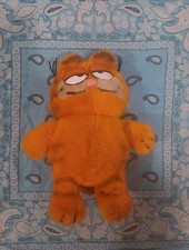 Vintage Garfield Cat Plush Stuffed Toy 1978 1981 Fun Farm Retro 9"