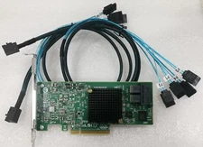LSI 9300-8i 12Gbps SAS HBA IT mode ZFS FreeNAS unRAID +2* SFF-8643 SATA Cable
