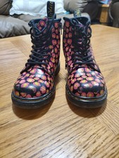 Dr. Martens Doc Youth Kids size 10 Side Zip Boots 1460 T