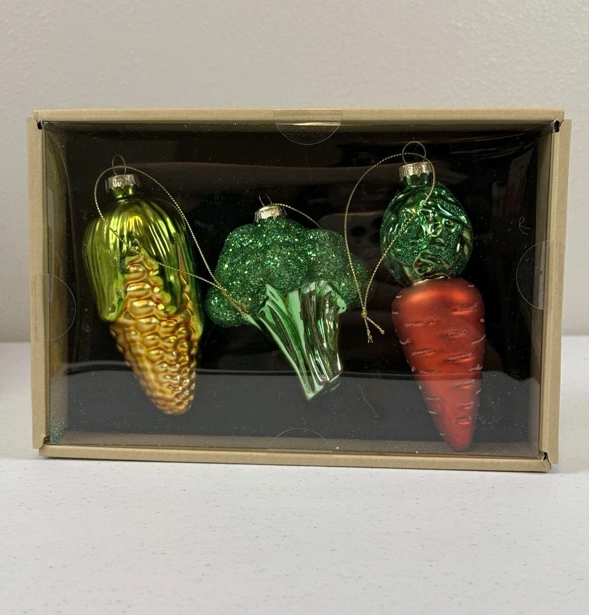 glass vegetable ornaments products for sale | eBay
