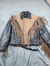 Wilson The Leather Expert Leather Coat Womens Size Medium Black