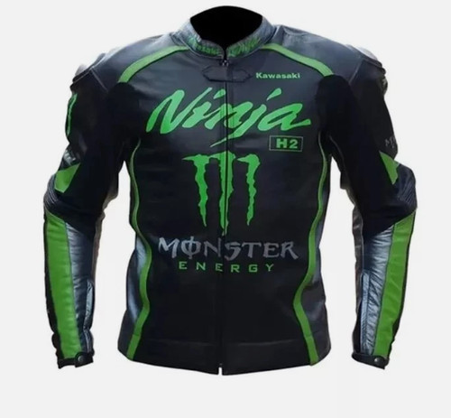 KAWASAKI LEATHER JACKET RACING