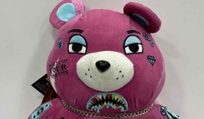 Sprayground Pink Punk Money Teddy Bear Backpa...