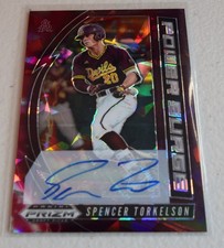 2020 Panini Prizm Spencer Torkelson Power Surge Cracked Ice Auto /12