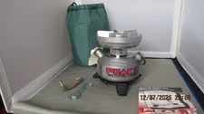 Peak One 550 B Stove, Looks Unfired with Soft Case, Instructions, Parts. 7/95