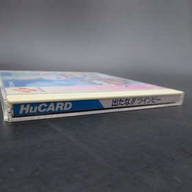 Detana TwinBee PC Engine HuCard with Stickers and Manual Japanese Version