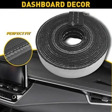 PU Leather Car Dashboard Sticker Strip Moulding Decor Line Trim Accessories