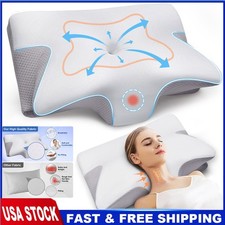 Cervical Pillow for Neck Pain Relief,Orthopedic Neck Support Pillow for Side