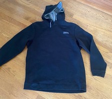 Vineyard Vines harbor fleece hoodie Black Large Mens