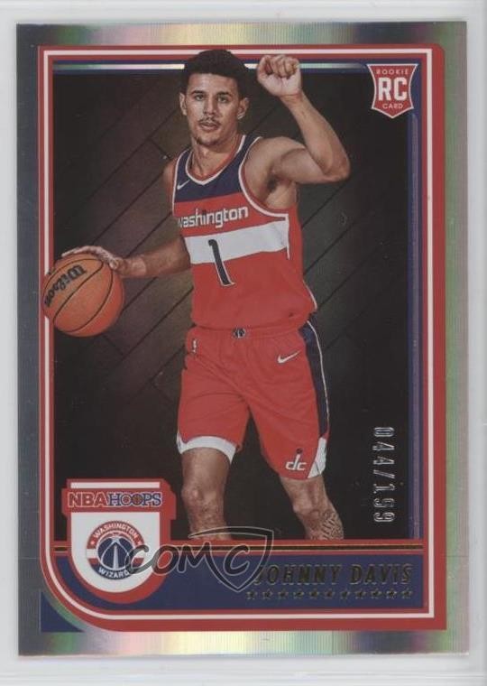 2022-23 Panini NBA Hoops Rookies Premium Box Set 44/199 Johnny Davis #240 00gy