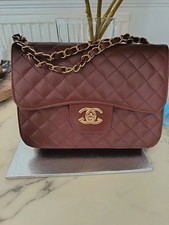 Burgundy Leather Crossbody Bag