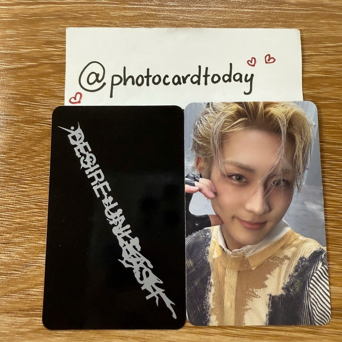 ENHYPEN x DESIRE:UNLEASH ALL PHOTOCARD weverse OFFICIAL make you