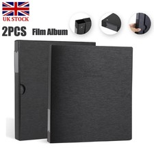 2PCS Acid-Free Binder Photo Album For 135 120 4x5 5x7 8x10 Negative Pages Film