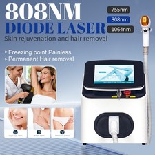 808 Diode Laser Hair Removal Machine With 755 1064 808nm Diode Laser 110V US