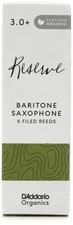 D'Addario Organics Reserve Baritone Saxophone Reeds - 3.0 5-pack