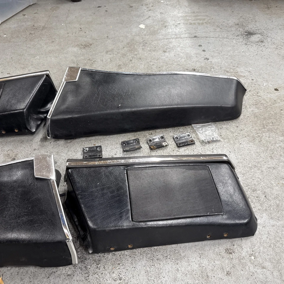 Un juego de bolsillos / contenedores de puerta usados para Porsche 911 912 1969-73 modelos LWB Foto 3 de 4