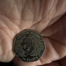 UK 50p 2019 Elizabeth II (1952-2022) Sherlock Holmes Uncertified