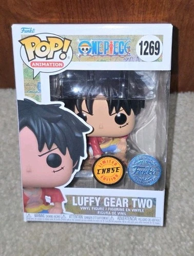 Funko Pop! One Piece, Luffy Gear Two (with Haki Arm)  #1269 Chase w/Protector