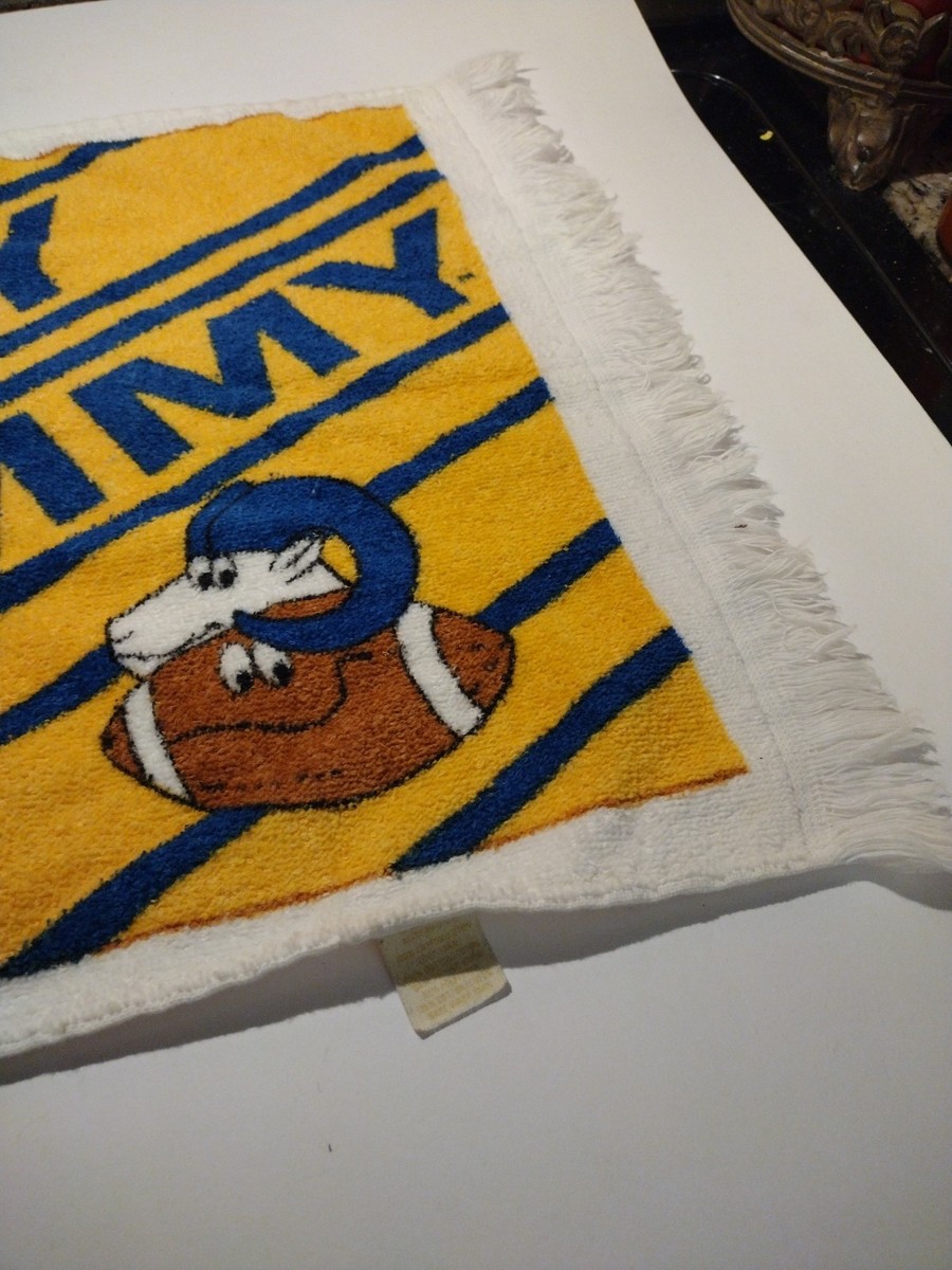 VINTAGE 1979 LOS ANGELES RAMS SUPER BOWL XIV RAMMY WHAMMY TOWEL