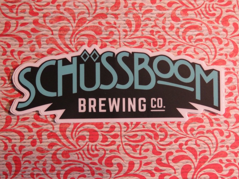 Collectible Brewery Beer Sticker ~ SCHUSSBOOM Brewing Co ~ Reno, NEVADA