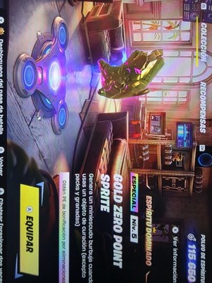 fortnite gold zero point sprite