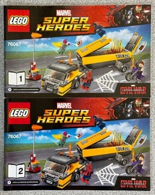 LEGO 76067 Marvel Civil War Tanker Truck Takedown 330pc 2016 Complete Used
