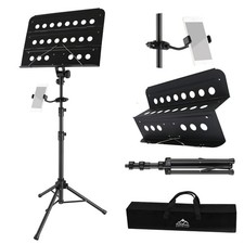 Sheet Music Stand Professional with Portable Bag Widened Panel, Thickened Pip...