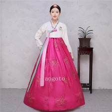 Hanbok Dress Korean Traditional Hanbok National Costumes Womens Hanbok Size S-XL