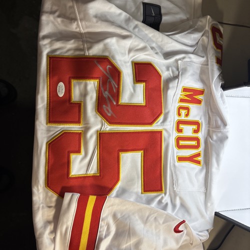 LeSean McCoy Autographed Signed Philadelphia Eagles Authentic Jersey Chiefs Super Bowl Jersey! 