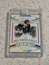 2024 Panini Flawless Red White & Blue Triple Gem Dylan Crews /25 #13 Nationals
