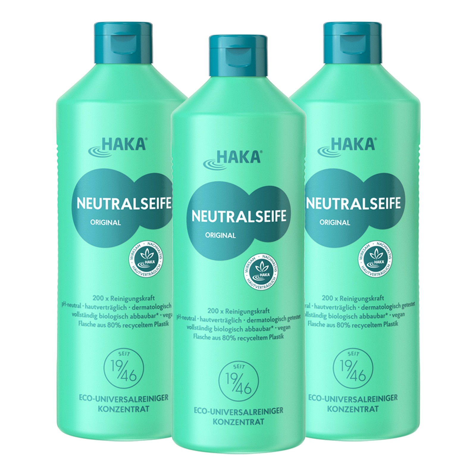 HAKA Neutralseife Original 3x1kg Reinigungsmittel Allzweckreiniger ph neutral