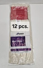 12 pcs./case Array #20 Cotton Cut-End Mop 5" Band,  Wet Mop.  619011, New