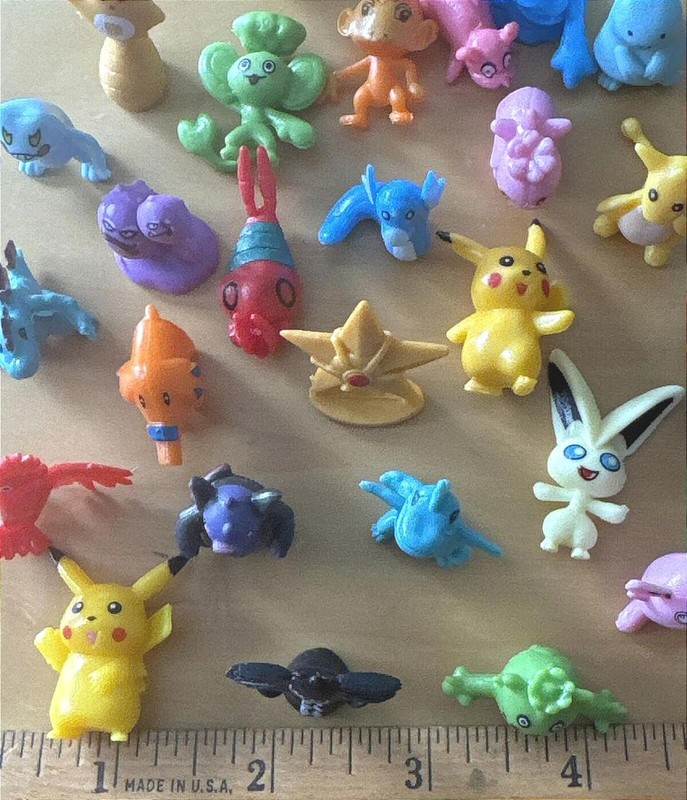 Lot of 26 Pokemon Mini Figure Toys for Cake & Cupcake Decorations NEW