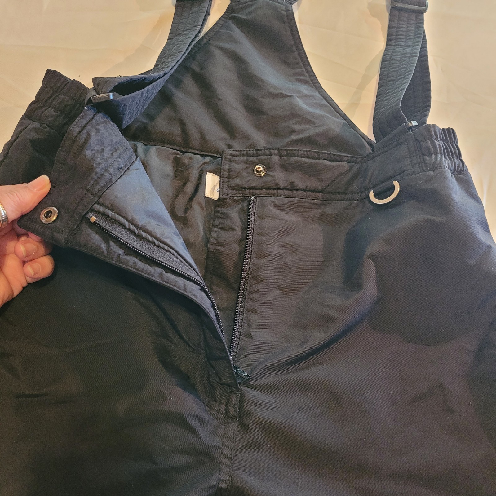 SALOMON Pantaloni da neve slalom taglia 10 e prestazioni wmns pelle sci asciutto nero taglia M bavaglino