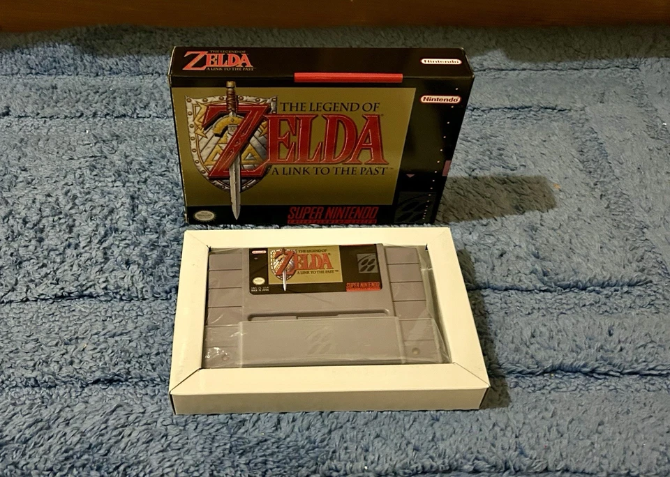 THE LEGEND OF ZELDA: LINK TO THE PAST SUPER NINTENDO SNES CIB BRAND NEW OPEN BOX - Image 3 of 4