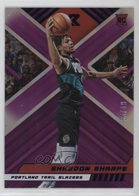 2022-23 Panini Chronicles Xr Purple 34/49 Shaedon Sharpe #292 Rookie RC 0c6