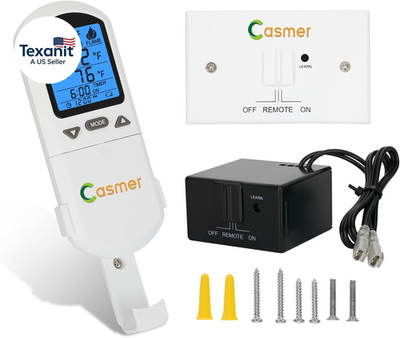 2026 New Smart Fireplace Remote Control Kit,Replace for Skytech 1001-A 1001T/LCD