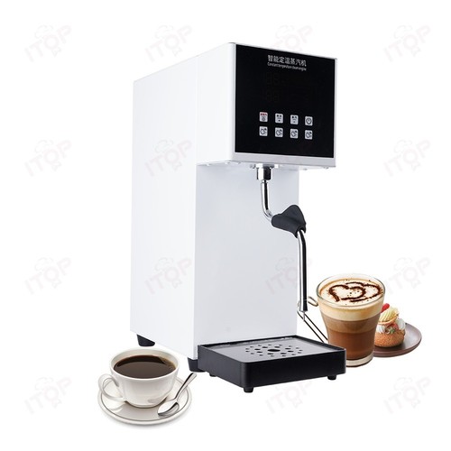 Espumador de leche al vapor comercial 4 temperaturas preestablecidas para cafetería leche tienda de té 6L - Imagen 1 de 13