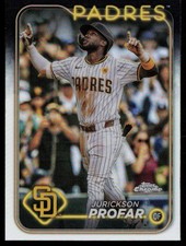 JURICKSON PROFAR 2024 TOPPS CHROME UPDATE REFRACTOR SAN DIEGO PADRES #USC180