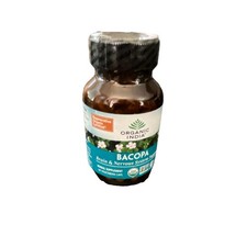 Organic India Bacopa monnieri Brain  Nervous System 60 Vegetarian Capsules