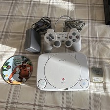 SONY Ps 1 / PS ONE PLAYSTATION 1 SLIM Console Only + Power Supply + controller 