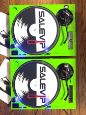 Technics SL-1200MK2 Turntable DirectDrive DJ Custom 2 Units Pair Fully Function