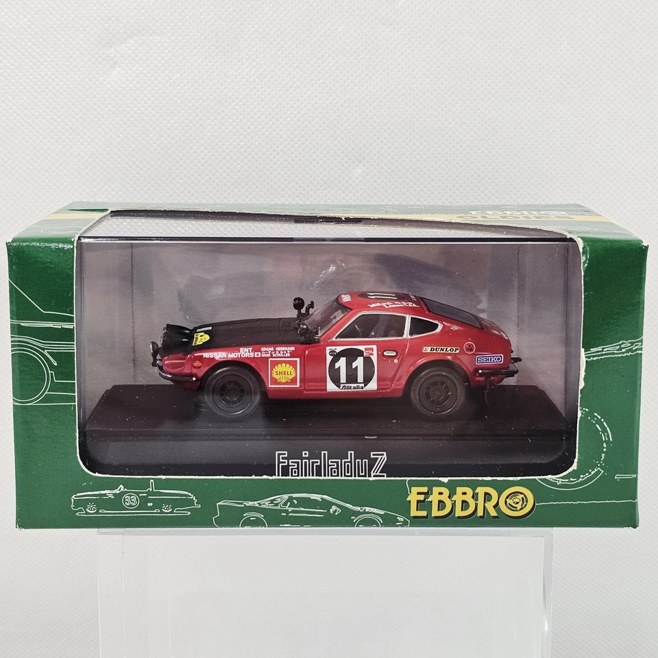 EBBRO Datsun Fairlady 240Z 1971 Safari Rally Ganadores #11 Herrmann & Schuller Nuevo Foto 2 de 4