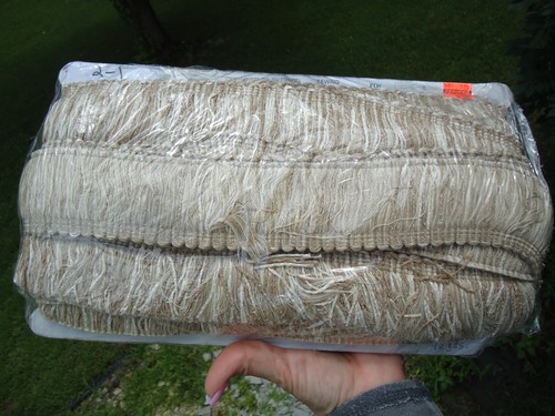 Brush Fringe 2" 10 Yards Linen Colored Polyester Cotton Blend India Hobby Lobby - Picture 8 of 8