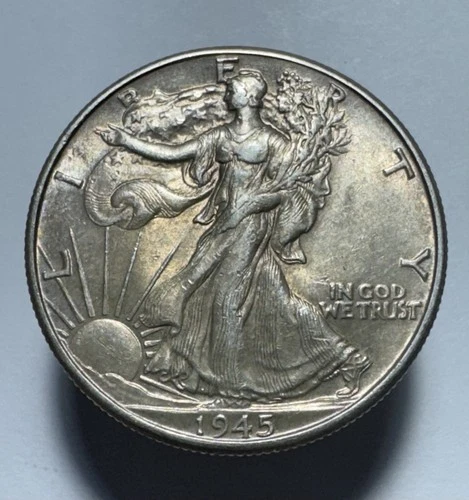 1945 Walking Liberty Half Dollar -0879